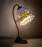 18"H Tiffany Flowering Lotus Desk Lamp
