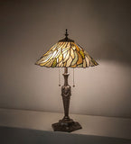 25"H Willow Jadestone Table Lamp