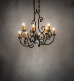 36"L Clifton 8 Lt Chandelier