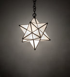 12"W Moravian Star Pendant
