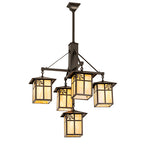 32"W Seneca Sprig 5 Lt Chandelier