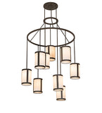 48"W Cartier 9 Lt Cascading Chandelier