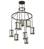 48"W Cartier 9 Lt Cascading Chandelier