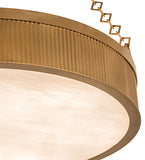 30"W Memphis Semi-Flushmount