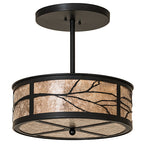 18"W Branches Semi-Flushmount