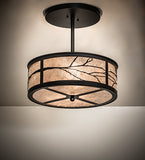 18"W Branches Semi-Flushmount