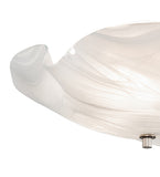 16"W Atelier Swirl Glass Organic Flushmount