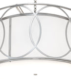 42"W Cilindro Hoops Pendant