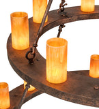 54"W Loxley 24 Lt Two Tier Chandelier