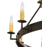 60"W Suffolk 24 Lt Two Tier Chandelier