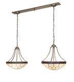 56"L Vincent Honeycomb 2 Lt Oblong Island Pendant