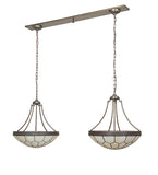 56"L Vincent Honeycomb 2 Lt Oblong Island Pendant