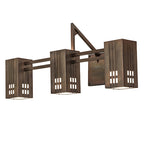 42"W Hirshfield 3 Lt Wall Sconce