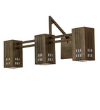 42"W Hirshfield 3 Lt Wall Sconce