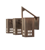 42"W Hirshfield 3 Lt Wall Sconce