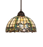 12"W Tiffany Dragonfly Pendant