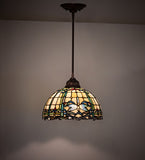 12"W Tiffany Dragonfly Pendant