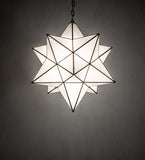 24"W Moravian Star Pendant