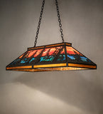 48"L Tall Pines Oblong Island/Billiard Pendant