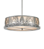 22"W Mountain Pine Inverted Pendant