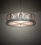 22"W Mountain Pine Inverted Pendant