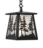 7"Sq Stillwater Tall Pines Outdoor Pendant