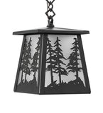7"Sq Stillwater Tall Pines Outdoor Pendant