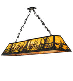 72"L Tall Pines Oblong Island/Billiard Pendant