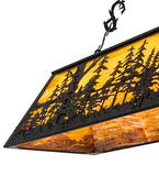 72"L Tall Pines Oblong Island/Billiard Pendant