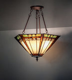 18"W Albuquerque Inverted Semi-Flushmount