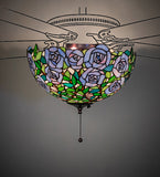 16"W Rosebush Fan Light Fixture