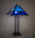 28"H Split Mission Table Lamp
