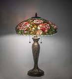 26"H Tiffany Peony Table Lamp