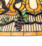 20"W Jeweled Grape Pendant