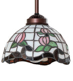 7"W Roseborder Mini Pendant