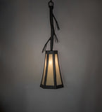 8"W Lone Pine Mini Pendant