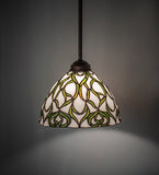 10"W Grand Tulip Medallion Pendant