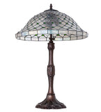 26"H Diamond & Jewel Recurve Table Lamp