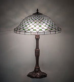 26"H Diamond & Jewel Recurve Table Lamp