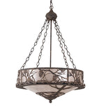 24"W Whispering Pines Inverted Pendant