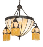 33"W Gothic 3 Arm Chandelier