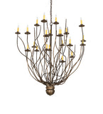 54"W Sycamore 22 Lt Chandelier