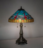 23"H Tiffany Dragonfly Table Lamp