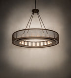 60"W Loxley Golpe 24 Lt Chandelier