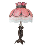 30"H Anabelle Three Graces Fringed Table Lamp