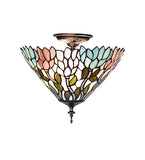 14"W Wisteria Flushmount