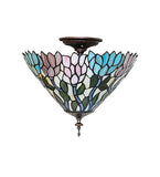 14"W Wisteria Flushmount