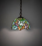 8"W Tiffany Wisteria Mini Pendant