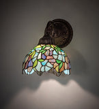 8"W Tiffany Wisteria Wall Sconce