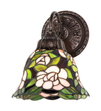 8"W Begonia Wall Sconce